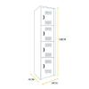 Locker Metalico 4 - Puertas